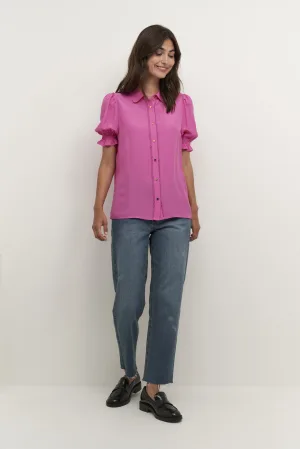 Overhemd Feminine Fuchsia Pink