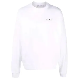 Gebroken wit Big OW Skate Fit wit sweatshirt