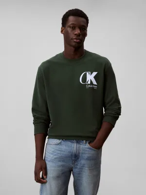 Calvin Klein Sweatshirt LS EU 350TERRY CK OVERLAP GRAPHI
