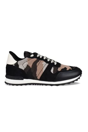 Valentino Garavani Rockrunner-sneakers zwart