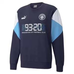 Puma Manchester City Football Club Lange Mouw Crew Hals Heren Truien 764522 03