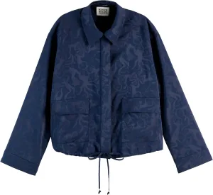 Scotch & Soda Blouse Utility Blauw dames