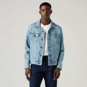 Heren Levis Trucker Jacket in Lichtblauw