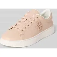 Boss Lage sneakers van gepolijst leer, model ‘KIRAN TENN’