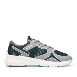 Heren Boss Owen hardlooptrainers in grijs