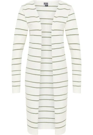 Dreimaster Vest Dames Gebroken wit olijf