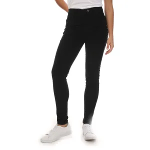 Dames Levis 721 High Rise Skinny Meteorite Jeans in Zwart