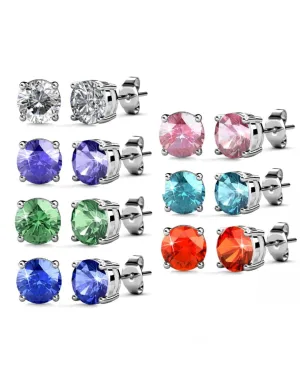 7 Days Box Oorbellen – Oostenrijks kristal