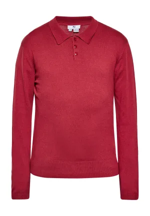 Mo Jumper Heren wijnrood