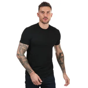 Armani Exchange zwart T-shirt van stretchkatoen voor heren