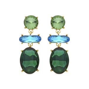 Luxenter Mekon oorbellen afgewerkt in 18k geel goud