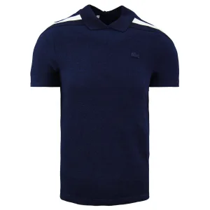 Lacoste Motion Tricolor Kaviaar Piqué Dames Navy Poloshirt