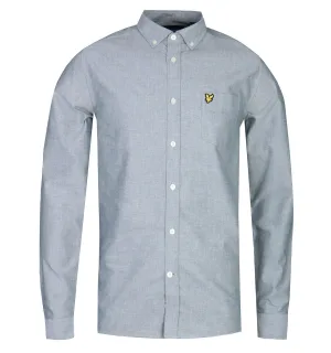 Lyle & Scott jadegroen Oxford-overhemd