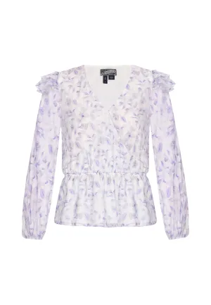 Dreimaster Blouse Dames blauw