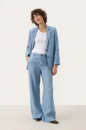 Casual broek Classic fit Faded Denim