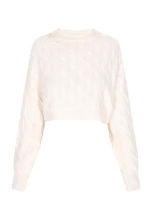 Dreimaster Jumper Dames wolwit