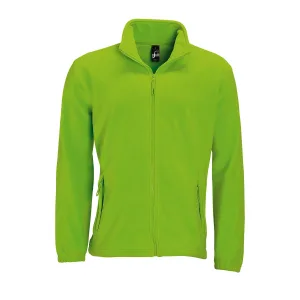 SOLS Heren North Full Zip Outdoor Fleece Jacket (Kalk)