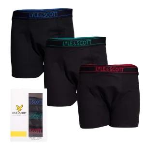 Lyle And Scott Chadwick 3-pack zwembroek voor jongens in zwart