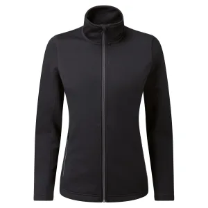 Premier Dames/Dames Geverfd Sweat Jasje (Zwart)