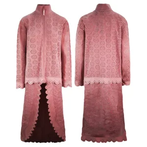 Puma x Rihanna Fenty Jas Met Cape Rok Lange Mouw Roze Dames 574267 02