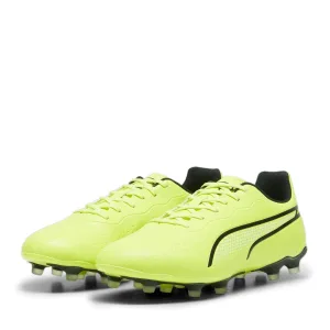 Puma Heren King Match MG Voetbalschoenen (Kalk)