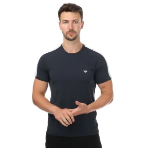 Heren Emporio Armani Loungewear T-shirt in Navy