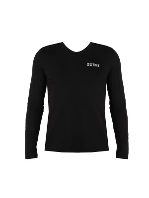 Guess Longsleeve Mannen zwart