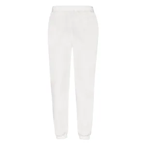 Fruit of the Loom Heren klassieke joggingbroek met elastiek (Wit)