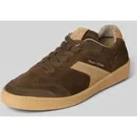 Marc O’Polo Lage sneakers van rundersuède