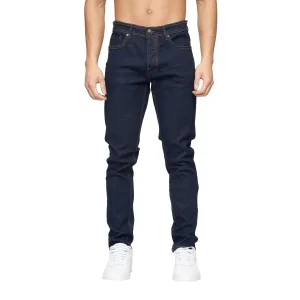 Crosshatch Heren Buraca Slim Jeans (Indigo)