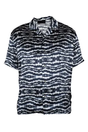 Philipp Plein Tie Dye SS overhemd Zwart