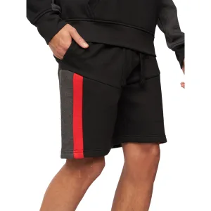Crosshatch Heren Silicone Shorts (Zwart)