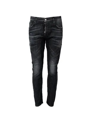 Dsquared2 Jeans Tidy Biker Jean Mannen zwart