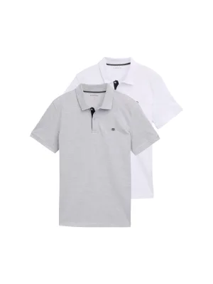 Tom Tailor Poloshirt in set van 2 (set, 2-delig)