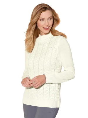 Classic Basics Trui met staande kraag Trui