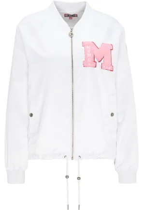 Mymo Satijnen blouson Dames wit