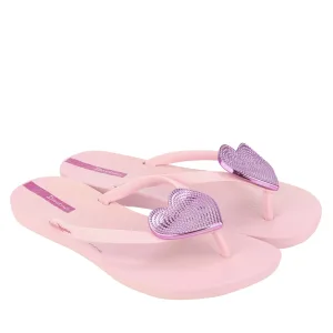 Ipanema Maxi Heart-strandschoen voor meisjes in lila