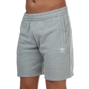 Men’s adidas Originals Trefoil Essentials Shorts in Grey Heather