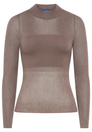 HUGO Blue Trui met staande kraag