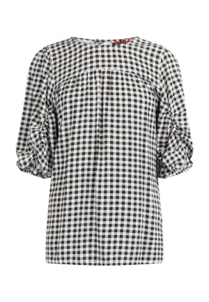 Mymo Blouse Dames zwart wit