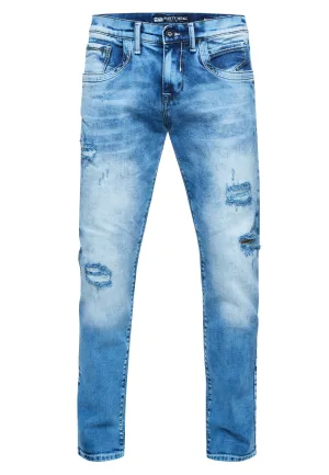 Jeansbroek “ODAR” destroyed regular fit stretch