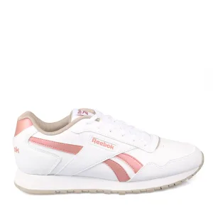 Meisjes Reebok Juniors Royal Glide Sportschoenen in Wit en Roze