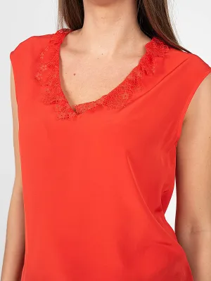 Pinko Top Abbuffato 1 Vrouw rood