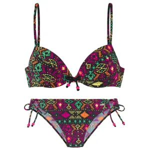 Buffalo Push-upbikini kleurrijke etnische print