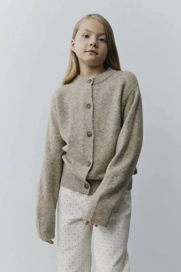 Sofie Schnoor vest beige fijn gebreid