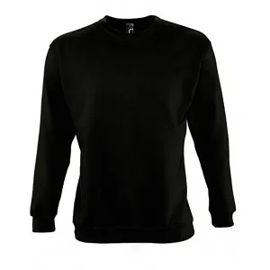 SOLS Uniseks Supreme Sweatshirt (Zwart)