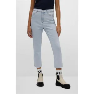 Dames Hugo Gayang High-Waisted Jeans in Lichtblauw