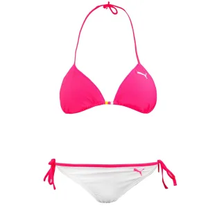 Puma Triangle Bikini Omkeerbaar Wit Roze Zwemkleding 554322 02