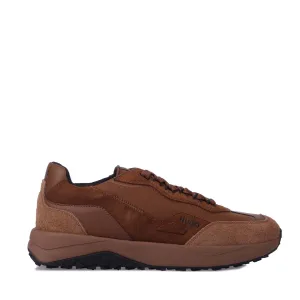 Men’s Hugo Kane Runner Trainers in Brown