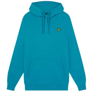 Lyle & Scott effen blauwe vrijetijdshoodie